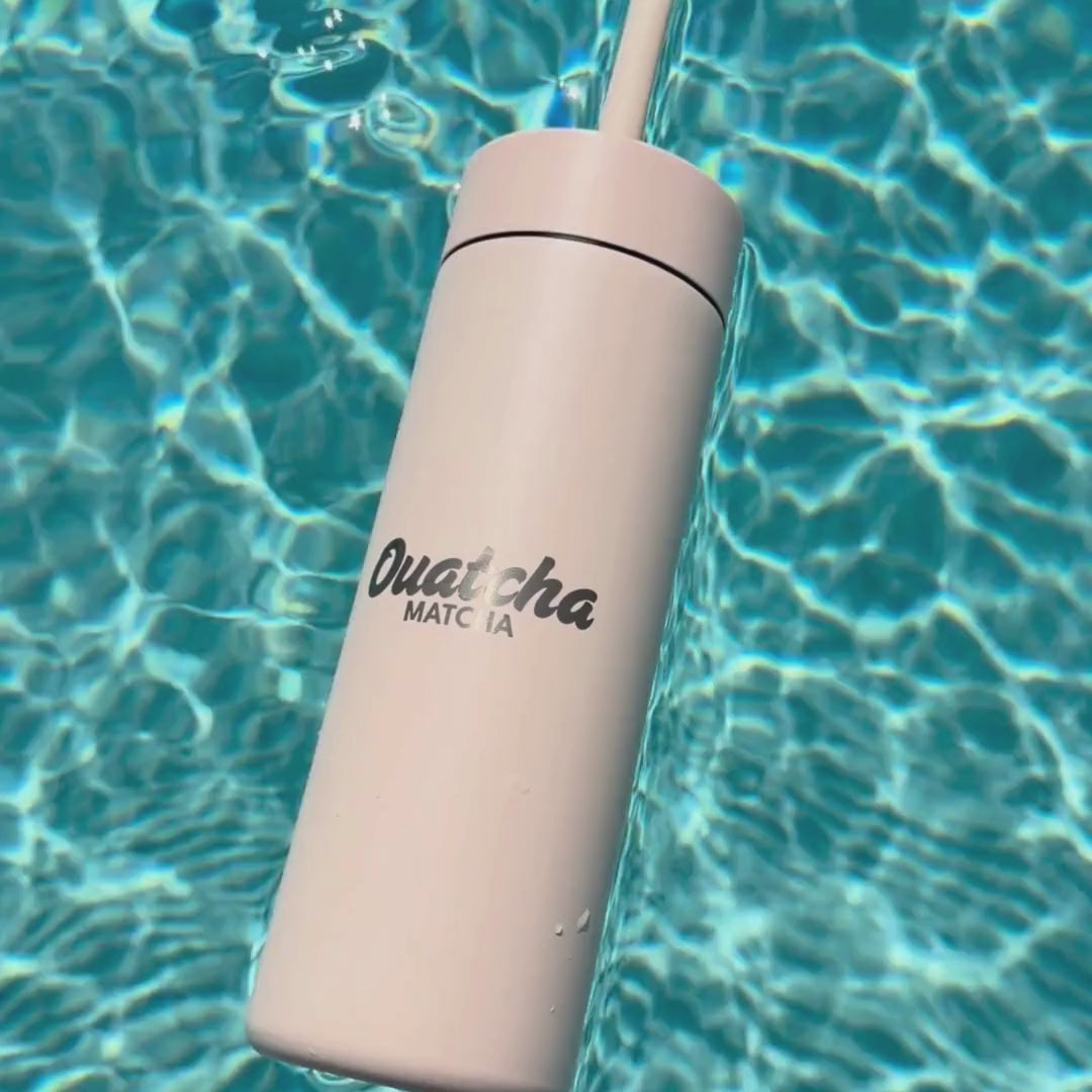 Ouatcha_Matcha_Limited_Edition_Summer_Tumbler_In_Pool